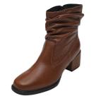 Bota Feminina Elegante Moderna Conforto Cano Baixo Bottero