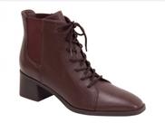 Bota Feminina em Couro Bottero 369005_1 cor Café