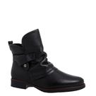 Bota Feminina Em Couro Cano Curto Montaria Bottero 361734 - Preto - 34