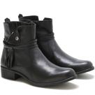 Bota Feminina Em Couro Cano Curto Savannah