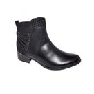 Bota Feminina Em Couro casual confortavel Comfortflex 69302 Bota Feminina Em Couro casual confortavel Comfortflex 69302