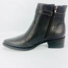 Bota Feminina em Couro, Salto baixo - Ref 403 Via Telli