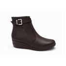 Bota Feminina Estilosa Modare Cano Curto Ultra Conforto Tamanho:36Cor:Avelã