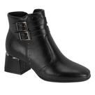 Bota Feminina Fivela Dupla Salto Bloco Modare 7082108 Cor:PretoTamanho:34
