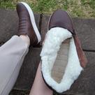 Bota Feminina Forrada Liniers Couro Pelinhos Neve