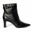 Bota Feminina Giulia Domna Monaco Couro Preta - 593003