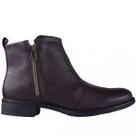 Bota Feminina Isabela Castelani em Couro Cano Curto 9002