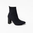 Bota Feminina Knit Via Marte 2103301 Preto