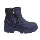 Bota Feminina KOLOSH Cano Baixo Tratorada Zíper C3370