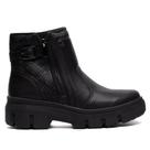 Bota Feminina Kolosh Cano Curto Tratorado Napa Preto