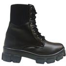 Bota Feminina Lamarca Tratorado Cano Em Elastico