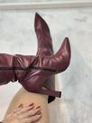 Bota Feminina Louise Cherry em Couro Legítimo