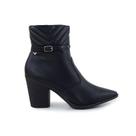 Bota Feminina Mississipi Cano Baixo Aranni Preta - Q8822