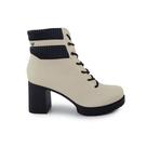 Bota Feminina Mississipi Cano Baixo Berteli Bege - Q8111 Bota Feminina Mississipi Cano Baixo Berteli Bege - Q8111
