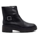 Bota Feminina Mississipi Cano Curto Detalhe de Fivela Preto