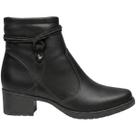 Bota Feminina Mississipi Cano Curto Salto Bloco Baixo Tiras - Conforto e Sofisticação Bota Feminina Mississipi Cano Curto Salto Bloco Baixo Tiras - Conforto e Sofisticação