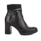 Bota Feminina Mississipi Cano Curto Tiras em Strass Preto