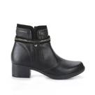 Bota Feminina Mississipi CB Berteli Strass Preta - MI85