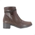 Bota Feminina Mississipi Salto Médio Bloco Berteli Cacau Bota Feminina Mississipi Salto Médio Bloco Berteli Cacau