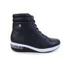 Bota Feminina Modade Anabela Cano Baixo Preta - 7320