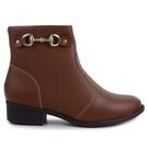 Bota Feminina Modare Cano Baixo Avela Marrom - 7057 Bota Feminina Modare Cano Baixo Avela Marrom - 7057