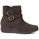 Bota Feminina Modare Cano Curto Anabela Ultraconforto - 7085.206