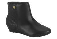 Bota Feminina Modare Ultraconforto Cano Curto Salto Anabela Estilo