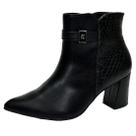 Bota Feminina Moderna Croco Salto Alto Conforto Piccadilly Bota Feminina Moderna Croco Salto Alto Conforto Piccadilly