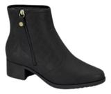 Bota Feminina Moleca Cano Curto Com Zíper 5346.101