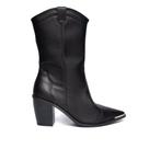 Bota Feminina Moleca Cano Médio Ana Castela Napa Preto