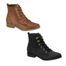 Bota Feminina Moleca Coturno Sem Salto 5335107 Bota Feminina Moleca Coturno Sem Salto 5335107