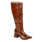 Bota Feminina Montaria Cano Longo Caramelo Lisa