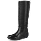 Bota Feminina Montaria Cano longo Couro Legítimo com Regulagem na Panturrilha