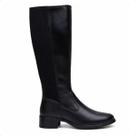 Bota Feminina Montaria Cano Longo Panturrilha Grossa Zíper Bota Feminina Montaria Cano Longo Panturrilha Grossa Zíper