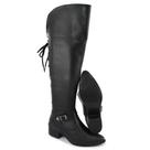 Bota feminina montaria casual BBR2 115030040 preto