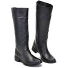 Bota Feminina Montaria Couro Cano Alto Zíper Confortável Bota Feminina Montaria Couro Cano Alto Zíper Confortável