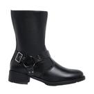 Bota Feminina Montaria Couro forrada tecido espumado 187