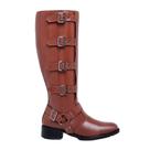 Bota Feminina Montaria Couro Forro espumado 200