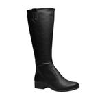 Bota Feminina Montaria Dakota Salto Grosso Baixo Preto