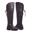 Bota Feminina Montaria Mississipi Over The Knee Cano Longo Macia e Confortável