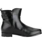 Bota Feminina Mooncity 72325 com Salto Grosso e Cano Baixo
