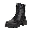 Bota Feminina Mooncity Ankle Boot Salto Alto Cano Curto 72264 Preto
