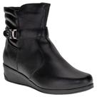 Bota Feminina Mooncity Cano Baixo Salto Baixo