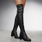 Bota Feminina Over Knee Dakota Salto Grosso Médio Confortável Da824