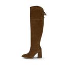 Bota Feminina Over Salto Alto Camurça Caramelo - Europa Cor:Camurça CarameloTamanho:34 Bota Feminina Over Salto Alto Camurça Caramelo - Europa Cor:Camurça CarameloTamanho:34