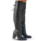 Bota Feminina Over Salto Alto Preta - Europa Cor:PretoTamanho:34