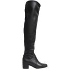 Bota Feminina Over The Knee Casual Dia a Dia Passeio em Couro Salto Baixo Cano Longo Conforto Bottero 347809