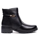 Bota Feminina Pegada Burnished Fivela Preto