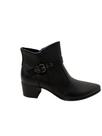 Bota Feminina Pegada Cano Curto Em Couro 280902