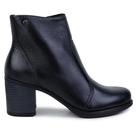 Bota Feminina Pegada Couro Cano Curto Preto - 280406